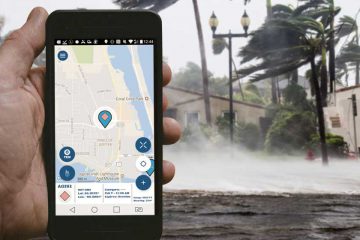 LifeRing app in hurricane