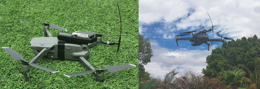 Using one goTenna Pro X2 in relay mode mounted to the drone, the team successfully enabled two-way communications with another radio more than 32 miles away.